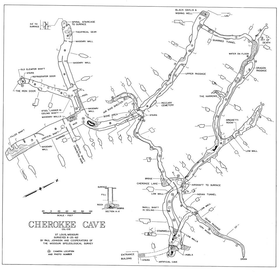 The Lemp Cherokee Cave Map